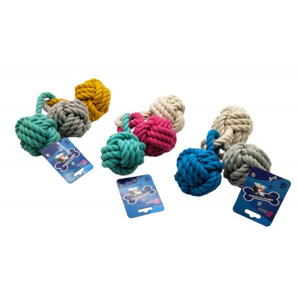 ΠΑΙΧΝΙΔΙ ΣΚΥΛΟΥ ΣΚΟΙΝΙ ΜΕ 3 ΜΠΑΛΕΣ ΣΕ 3 ΧΡΩΜΑΤΑ 24CM